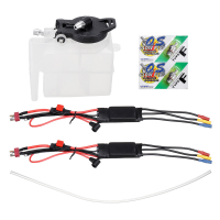 Toyan Brandstoftank + Glow Spark Plug + Start ESC voor Dual cilinder RC viertaktmotoronderdelen