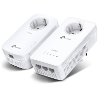 TP Link TL WPA8631P Kit AV1300 Gigabit Passthrough Powerline AC Wifi kit powerline + wlan