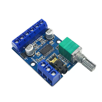 TPA3110 Stereo Audio Amplifier Board Class D 30Wx2 DC8V to 24V Dual Channel Mini Amp Module AUX Input Volume Knob DIY Ho