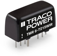 TracoPower DC/DC converter, print 110 V/DC 250 mA 6 W Aantal uitgangen: 1 x Inhoud 10 stuk(s)