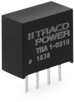TracoPower TBA 1 0310 DC/DC converter, print 260 mA 1 W Aantal uitgangen: 1 x Inhoud 1 stuk(s)