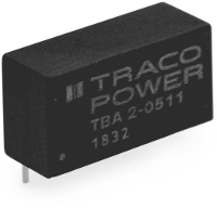 TracoPower TBA 2 1211 DC/DC converter, print 400 mA 2 W Aantal uitgangen: 1 x Inhoud 1 stuk(s)