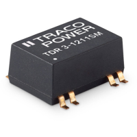 TracoPower TDR 3 0522SM DC/DC converter, print 5 V/DC 12 V/DC,  12 V/DC 125 mA 3 W Aantal uitgangen: 2 x Inhoud 1 stuk(s)