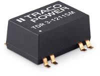 TracoPower TDR 3 2422SM DC/DC converter, print 24 V/DC 12 V/DC,  12 V/DC 125 mA 3 W Aantal uitgangen: 2 x Inhoud 1 stuk(s)