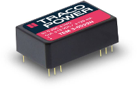 TracoPower TEM 3 0523N DC/DC converter, print 5 V/DC 15 V/DC,  15 V/DC 100 mA 3 W Aantal uitgangen: 2 x Inhoud 1 stuk(s)