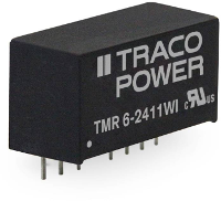 TracoPower TMR 6 2415WI DC/DC converter, print 24 V/DC 24 V/DC 250 mA 6 W Aantal uitgangen: 1 x Inhoud 1 stuk(s)