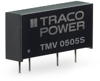TracoPower DC/DC converter, print 5 V/DC 15 V/DC,  15 V/DC 30 mA 1 W Aantal uitgangen: 2 x Inhoud 10 stuk(s)