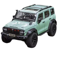 Traction Hobby KM RTR 1/8 2.4G 4WD voor TANK300 RC Auto Rock Crawler Twee Snelheid Off Road Klim Pickup Truck LED Licht