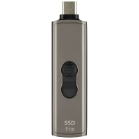 Transcend ESD330C 1 TB Externe SSD harde schijf USB C 3.2 Gen 2 Grijs bruin TS1TESD330C