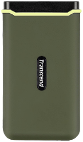 Transcend ESD380C 500 GB Externe SSD harde schijf USB C 3.2 Gen 2 Legergroen TS500GESD380C
