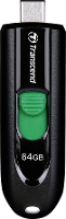 Transcend JetFlash 790C USB stick 64 GB Zwart TS64GJF790C USB C 3.2 Gen 1