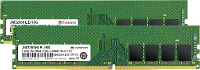 Transcend JetRAM Werkgeheugenset voor PC DDR4 32 GB 2 x 16 GB 3200 MHz 288 pins DIMM JM3200HLE 32GK