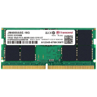 Transcend JM4800ASE 16G Werkgeheugenmodule voor laptop DDR5 16 GB 1 x 16 GB ECC 4800 MHz 262 pins SO DIMM CL40 JM4800ASE 16G