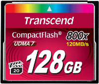 Transcend Premium 800x CF kaart 128 GB