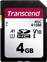 Transcend TS4GSDC410M SD kaart Industrial 4 GB Class 10 UHS I