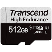 Transcend USD350V microSD kaart Retail 512 GB UHS I, Class 10, v30 Video Speed Class