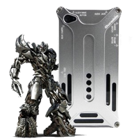 Transformer Style Diagonal Metal Aluminum Bumper Case For Iphone 4s