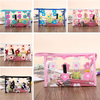 Transparent Makeup Bag Storage Plastic Pvc Travel Cosmetic Organizer Zipper