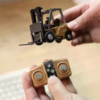 TRASPED HG 4 243 RTR 1/64 2.4G Mini RC Auto Legering Heftruck Ondersteuning App Afstandsbediening LED Licht Geluid Techn