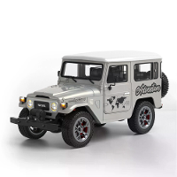 TRASPED HG4 211 RTR 1/16 2.4G 4WD RC Auto voor TOYOTA FJ40 Land Cruiser Off Road Truck met Lier LED Licht Geluid Rook Ge