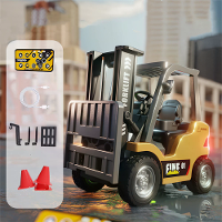 TRASPED HG4 243 RTR 1/64 2.4G Mini RC Auto Legering Heftruck Ondersteuning App Afstandsbediening LED Licht Geluid Engine