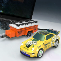 TRASPED HG4 427 RTR 1/64 2.4G RWD Mini Alloy Drift RC Auto Kleurrijke LED Licht Ondersteuning App Afstandsbediening Drie