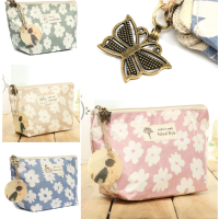 Travel Floral Makeup Bag Flower Cosmetic Holder Organizer Pouch