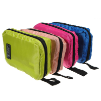 Travel Nylon Wash Bag Storage Organizer Mesh Zipper