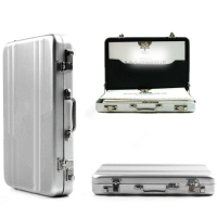 Traveling Mini Password Aluminium Credit Card Business Card Case