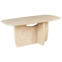 TRAVERS   Eettafel   Lichtbruin   180 x 90 cm   MDF
