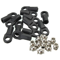 Traxxas Rod Ends W/hollow Balls Large Revo #5347 Nib M4 For 3d Printer