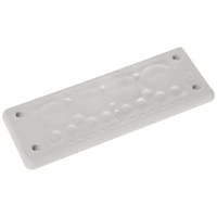 Trelleborg MH 24 F 19 1 LIGHT GREY UL94 V 0 IP65 TPE Screw Doorvoerplaat Met doorvoering Klem Ø (max.) 22 Mm TPE Grijs 1 stuk(s)
