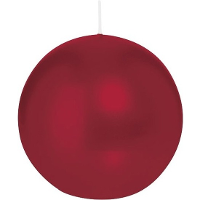 Trend Candles Bolkaars glad   bordeaux rood   7 cm   16 branduren   ronde kaarsen