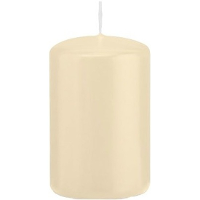 Cilinderkaars/stompkaars   cremewit   5 x 8 cm   18 branduren