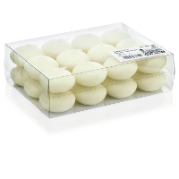 Drijfkaarsen   24x   creme wit   4,5 cm   4 branduren