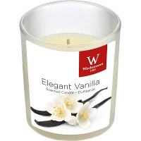 Trend Candles Geurkaars   in glas   Vanille aroma   25 branduren   7 x 8 cm