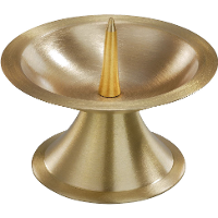 Luxe kaarsenhouder voor stompkaarsen   goud   metaal   voor kaarsen van 5 6 cm
