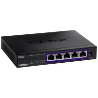 TRENDnet TEG S350 5 Poorts 2.5G Switch, zwart