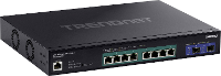 TRENDnet TPE 3102WS 10 poorts 2.5G switch, Web Smart PoE+ met 10G SFP+ sleuven