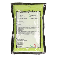 Groene Holi color powder