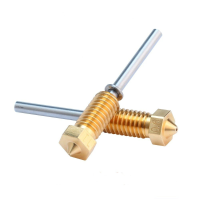Trianglelab Unity mondstuk 0.4Mm TUN Alles in een Compatibel Met Matrix Extruder CH hotend 3D Printer V6 Nozzle Heatbrea