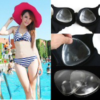 Triangle Transparent Silicone Push Up Bra Pad