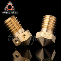 Trianglelab® / Dforce® T V6 messing mondstuk V6 mondstuk voor 3D printers hotend M6 Draad voor E3D mondstukken hotend ti