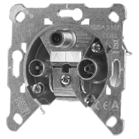 Triax GDA 313 Antennedoos Satelliet, TV, FM Inbouw Doorvoerdoos