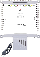 Triax TMS 1724 SE P EU Satelliet multiswitch Ingangen (satelliet): 17 (16 satelliet / 1 terrestrisch) Aantal gebruikers: 24