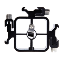 Triple Hot Shoe Mount Adapter Flashlight Stand Umbrella Holder Bracket For Canon Nikon Pentax