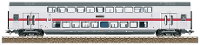 TRIX H0 23256 H0 dubbeldeksrijtuig IC2 van de DB AG DBpza 682.2, 2E klas