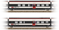 TRIX H0 23281 TRIX H0 23281 H0 uitbreidingsset 1 voor de Giruno van de SBB B(B11) 2e klas en C(B10) 2e klas B(B11) 2e klas en C(B10) 2e klas