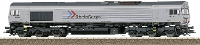 TRIX H0 25301 H0 dieselloc Class 66 van de Rheingcargo