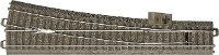 H0 Trix C rails 62712 Wissel, Rechts Polariseerbaar metalen 10Â° puntstuk 236.1 Mm 12.1 Â° 1114.6 Mm
